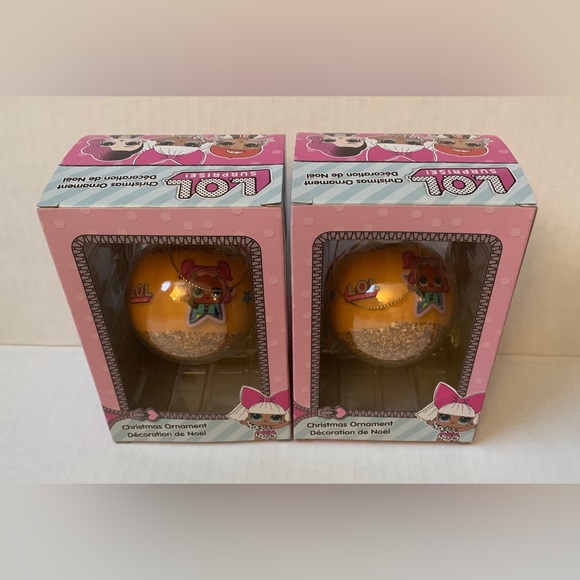 LOL Surprise Christmas Ornaments by Kurt Adler Bundle of 2 - Picture 4 of 8